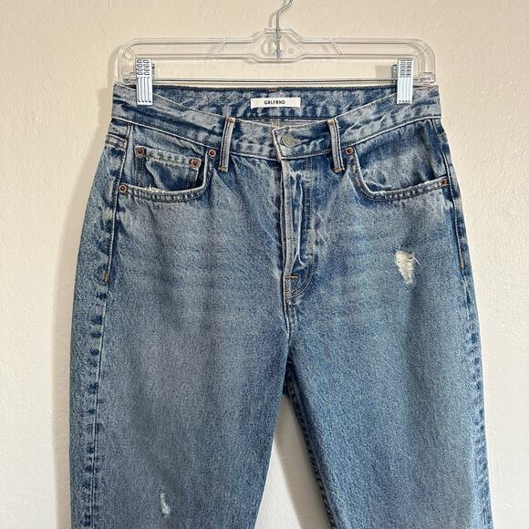GRLFRND Revolve Karolina Jeans Size 27 High Rise Straight Leg Blue - Picture 2 of 8